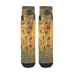 Gustav Klimt Oil Painting Kiss Straight Socks Male Mens Women Summer Stockings Polyester Harajuku