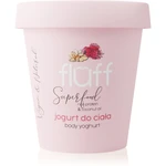 Fluff Raspberries & Almonds telový jogurt Rice Protein & Coconut Oil 180 ml