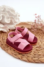 Children's Velcro Sandals Scented ZAXY Pink