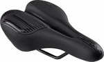 Force Zara Tourist Lady Saddle Black 155 mm Oțel inoxidabil Șa bicicletă