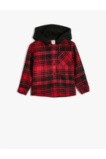 Koton Red Plaid Baby Boy Shirt