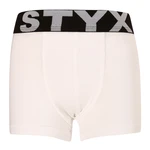 Children's boxers Styx sports rubber white