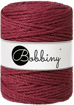 Bobbiny 3PLY Macrame Rope 5 mm 100 m Wine Red Špagát