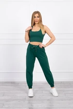 Set top+pants green