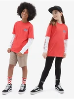 White-red children's T-shirt VANS - Boys