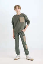 DEFACTO Boy Thick Elastic Waist Jogger Sweatpants