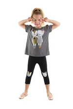 Denokids Cat Girl Summer T-Shirt Tights Set