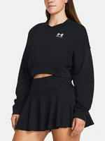 Under Armour Mikina UA Rival Terry OS Crop Crw-BLK - Dámské