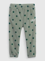 GAP Children's fleece sweatpants polka dot logo - Girls