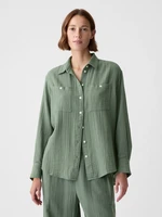 GAP Oversize Muslin Shirt - Women