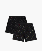 Men's loose boxers ATLANTIC 2Pack - black