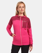 Women's Stretch Hooded Sweatshirt Kilpi MEMPHIS-W Pink