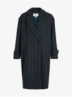 Dark green women's checkered coat VILA Vijay - Women's