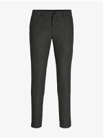 Dark grey men's trousers with wool blend Jack & Jones Franco - Men's