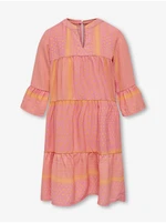 Pink girls' dress ONLY Alberte - Girls