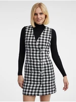 Orsay White & Black Women's Plaid Dress - Women's