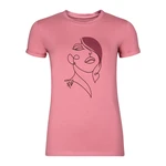 Women's t-shirt nax NAX GAMMA dusty rose