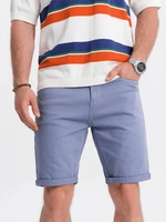 Ombre CHINO men's shorts - light blue