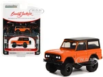 1967 Ford Bronco Custom Orange with Black Top (Lot 1267) Barrett-Jackson Scottsdale Edition Series 10 1/64 Diecast Model Car by Greenlight