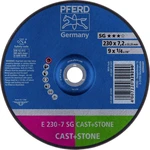 PFERD 62914720 E 230-7 SG CAST+STONE brúsny kotúč lomený  230 mm 22.23 mm 10 ks