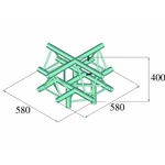 Alutruss DECOLOCK DQ3-PAC52 2-bodová rampa rohové viazanie na 5 smerov 90 °