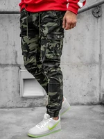 Pantaloni joggers cargo verzi Bolf CT6019