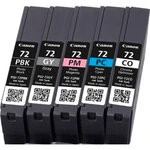 Canon Ink cartridge PGI-72 originál kombinované balenie foto purpurová, foto purpurová, foto čierna, šedá, Chroma Optimi