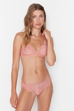 Trendyol Powder Lace Capless Underwear Set