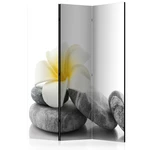 Paraván White Lotus Dekorhome 135x172 cm (3-dílný)