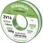 Stannol ZV16 spájkovací cín bez olova bez olova Sn99,3Cu0,7 100 g 1 mm