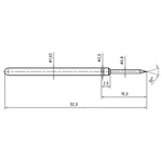 PTR 2021-B-1.5N-NI-0.8 presný testovací hrot