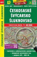 Českosaské Švýcarsko Šluknovsko 1:40 000