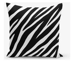 Povlak na polštář Minimalist Cushion Covers Black White Zebra 45x45 cm