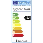 LED žárovka Sygonix SY-3784824 230 V, E14, 5.5 W = 40 W, teplá bílá, A+ (A++ - E), kapkovitý tvar, 1 ks