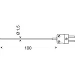 Teplotní čidlo Greisinger GTE 130 OK, typ K, -65 až +400 °C, 101070