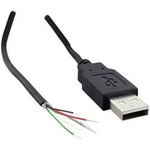 Zástrčka, rovná TRU COMPONENTS USB A zástrčka 2.0, 100 ks