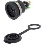 Mini USB 2.0 zásuvka B vestavná zásuvka encitech 1310-1010-01 M16, 1 ks