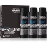 L’Oréal Professionnel Homme Cover 5' tónovacia farba na vlasy odtieň 3 Dark Brown 3x50 ml