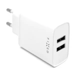 Nabíjačka do siete FIXED 2xUSB, 15W Smart Rapid Charge (FIXC15-2U-WH) biela nabíjačka do siete • 2x USB • 15 W • podporuje rýchlonabíjanie • technológ