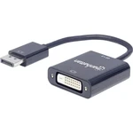 Manhattan 152228 DisplayPort adaptér [1x zástrčka DisplayPort - 1x DVI zásuvka 24+1-pólová] čierna  23.00 cm