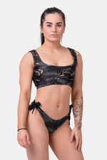 Women's swimsuit Nebbia Miami sports bikini - top 554 volcanic black S