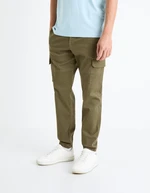 Celio Kalhoty slim cargo Dolyte - Pánské