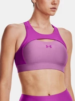 Under Armour UA Crossback Mid Harness Sportovní podprsenka Fialová