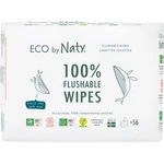 ECO by Naty Flushable Wipes vlhčené obrúsky pre deti 3x56 ks