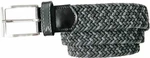 Alberto Gürtel Multicolor Braided Belt Grey/Green/Black 90