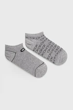 Ponožky Calvin Klein (2-pack) dámské, šedá barva, 701218779