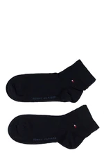 Ponožky Tommy Hilfiger 2-pack pánské, tmavomodrá barva, 342025001