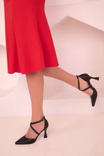 Soho Black Women's Classic Heeled Shoes 17845