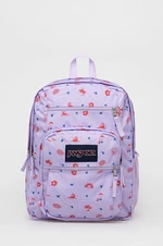 Batoh Jansport fialová barva, velký, vzorovaný