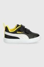 Dětské sneakers boty Puma Courtflex v2 V Inf černá barva